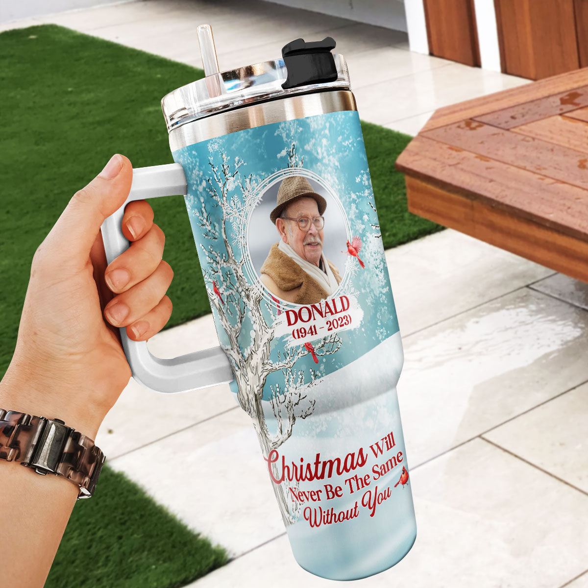 Christmas Will Never Be The Same Without You | Personalized Stainless Steel Tumbler JSSSTPT2362L