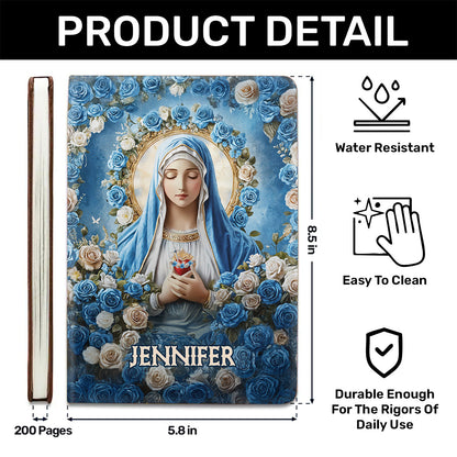 Heavenly Grace | Personalized Leather Cover Notebook