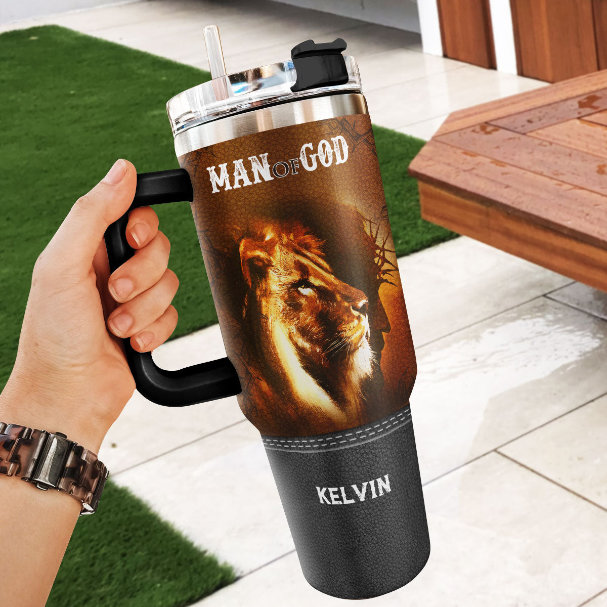 Man Of God | Personalized Stainless Steel Tumbler JSSSTPT2178L