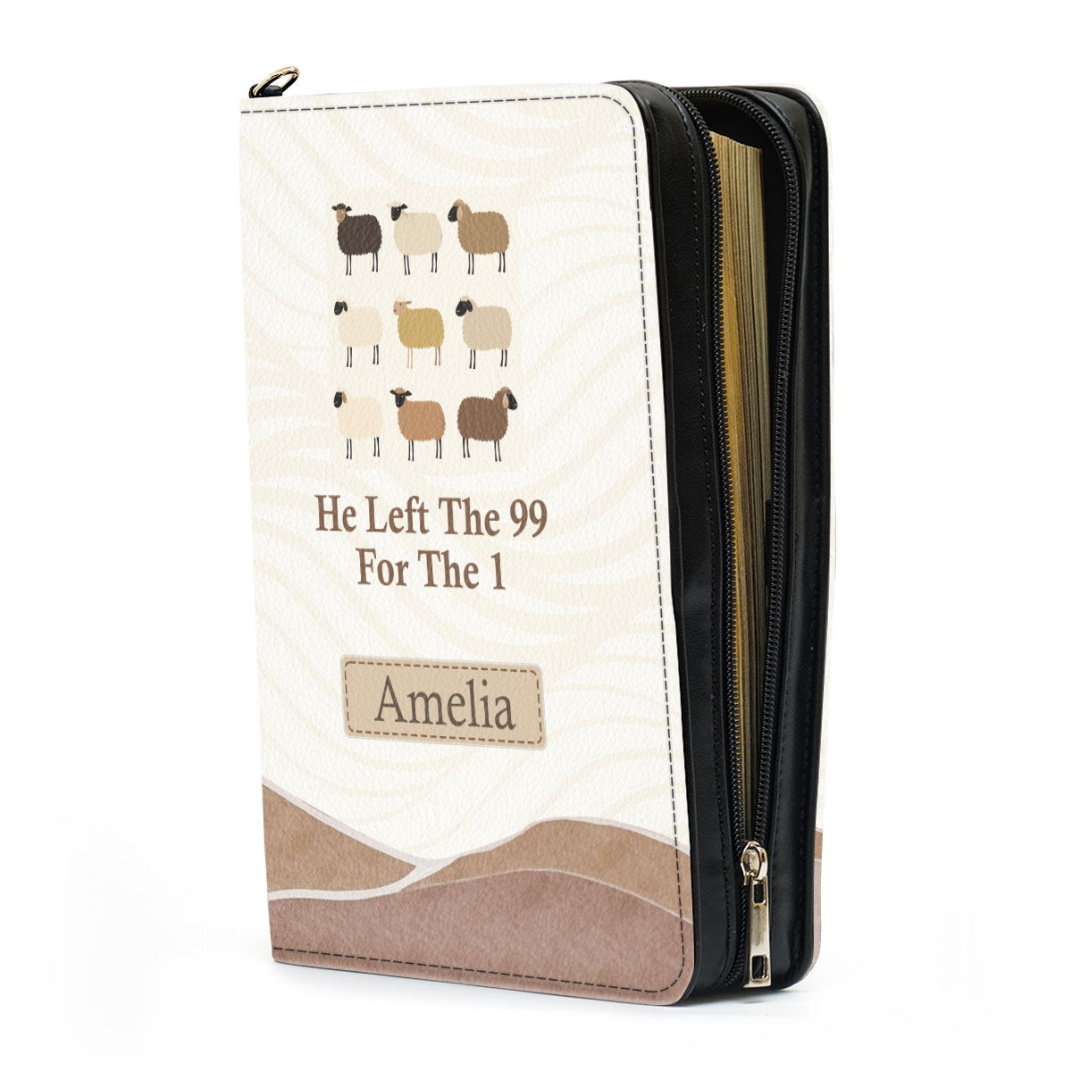 He Left The 99 For The 1 | Personalized Bible Cover JSBCPT937M