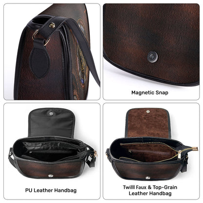 Armor Of God - Personalized Leather Saddle Bag LSBM762
