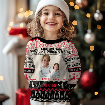 Like Father Like Son | Personalized Wool Sweater JSWSWPT1874L