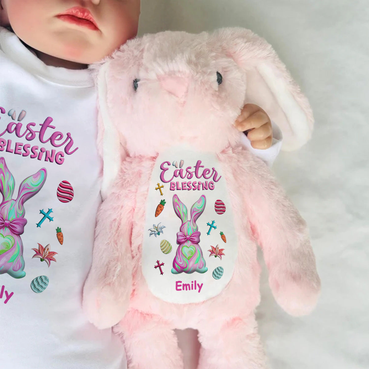 Easter Blessing | Personalized Stuffed Bunny