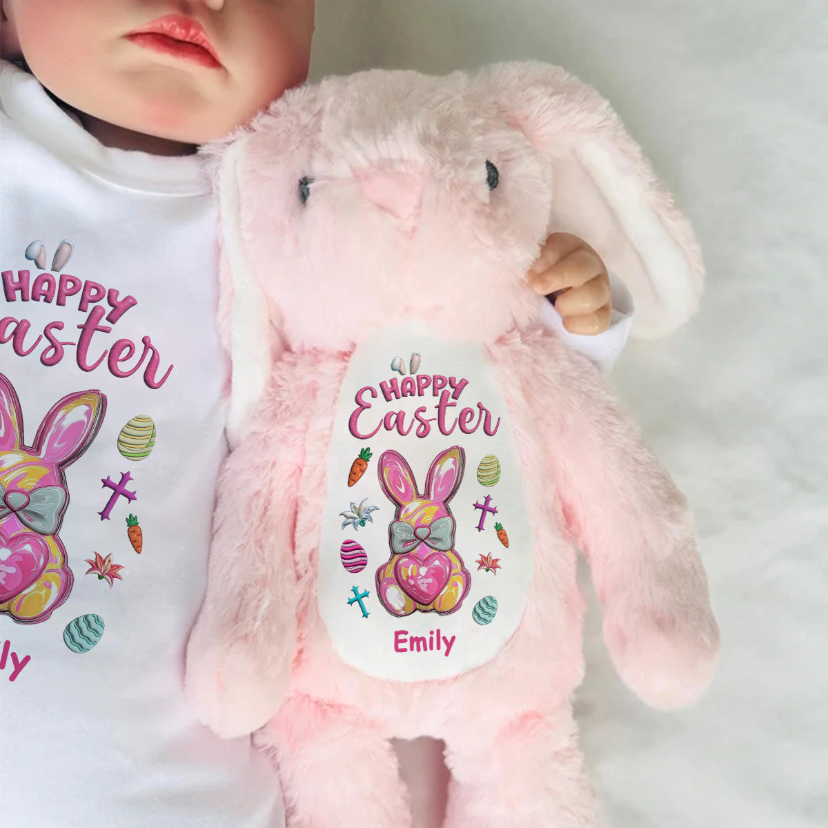 Happy Easter | Personalized Stuffed Bunny