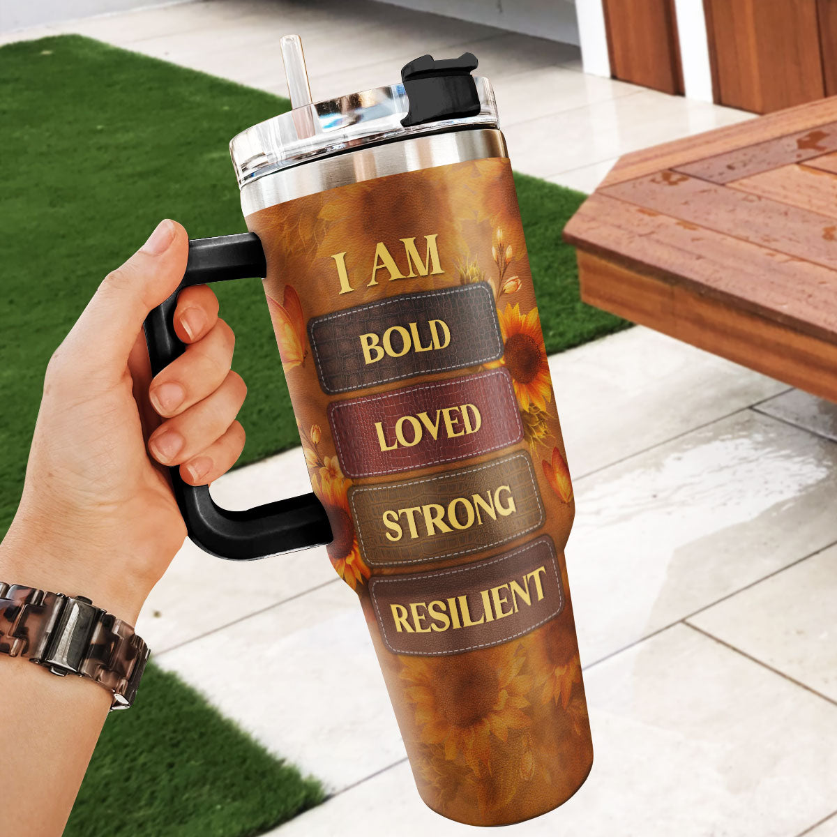 I Am | Personalized Stainless Steel Tumbler JSSSTH871