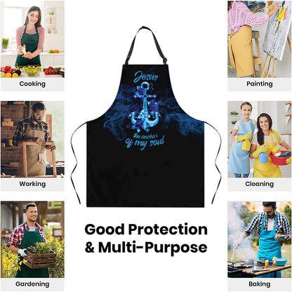 Apron With Adjustable Neck Strap | Jesus The Anchor Of My Soul