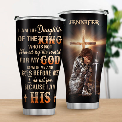 Jesuspirit | Christian Faith Gifts | Stainless Steel Tumbler | I Am The Daughter Of The King  SSTNAM1010