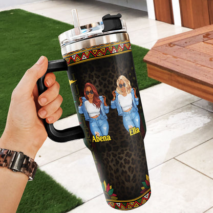Life Is Better With Sisters | Personalized Stainless Steel Tumbler JSSSTH872