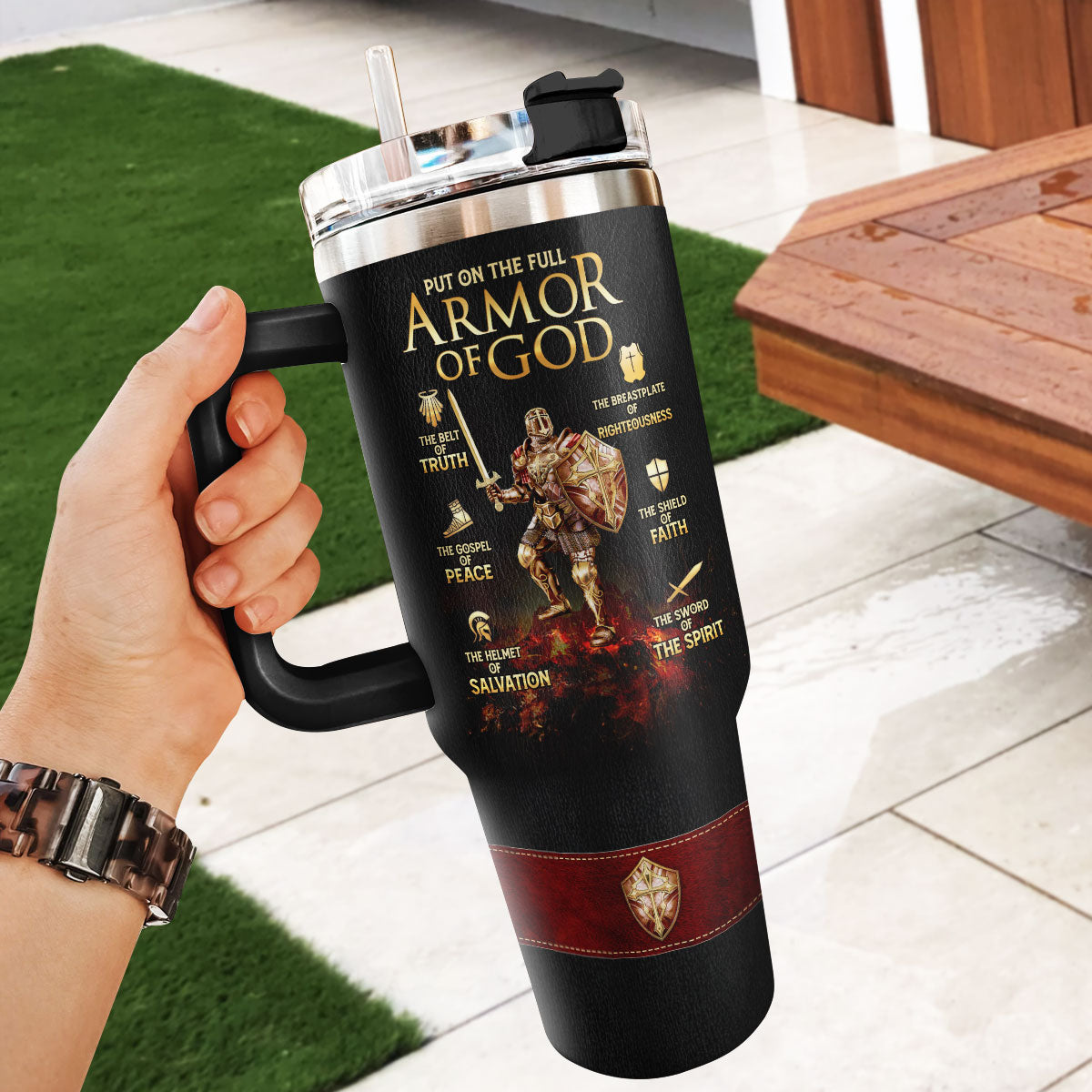 Armor Of God | Personalized Stainless Steel Tumbler