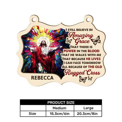 Amazing Grace | Personalized Window Hanging Suncatcher JSWHSCPT2572T