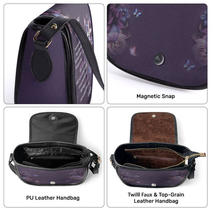 I Can Only Imagine - Personalized Leather Saddle Bag HH175B
