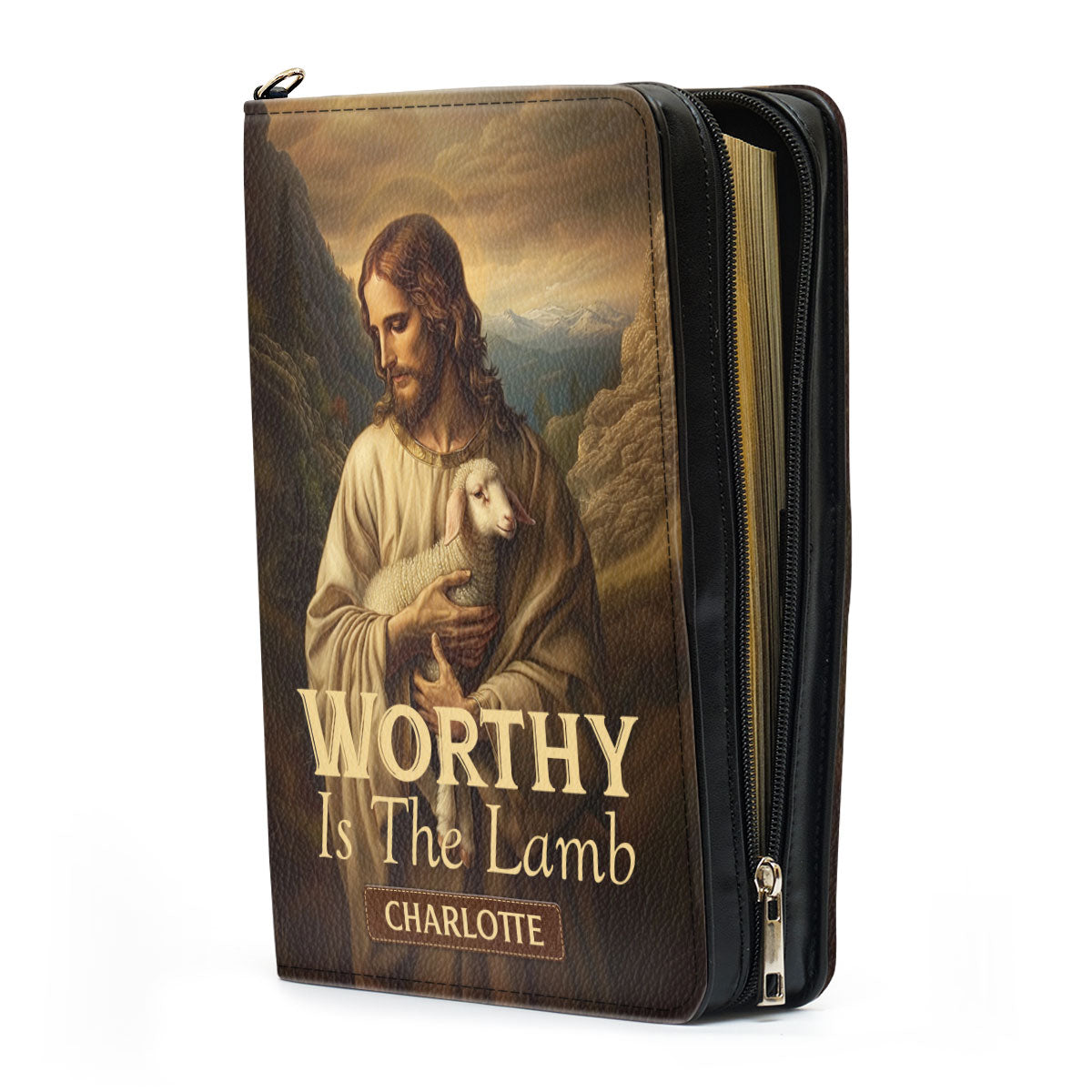 Worthy Is The Lamb | Personalized Bible Cover JSBCPT1163L