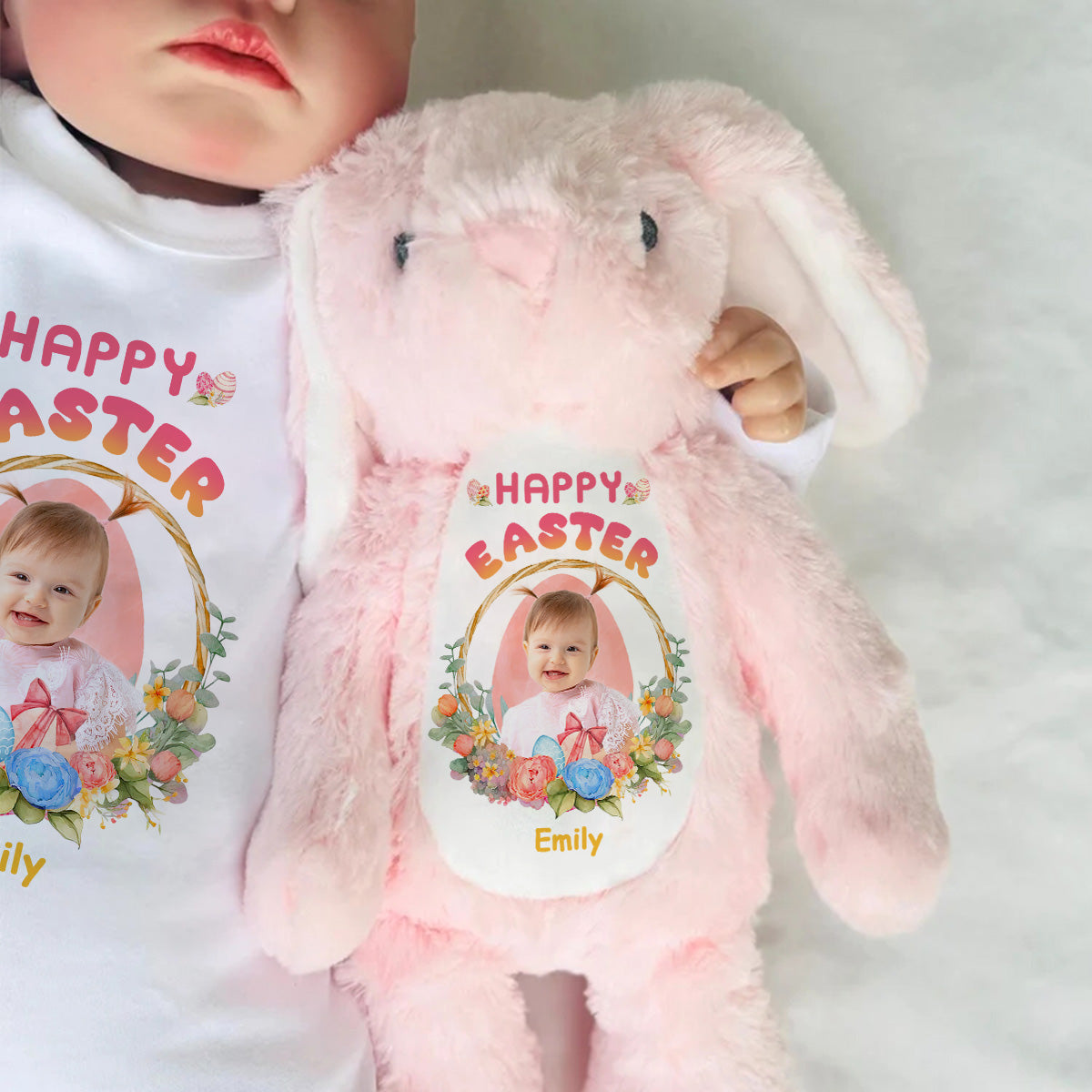 Happy Easter | Personalized Stuffed Bunny
