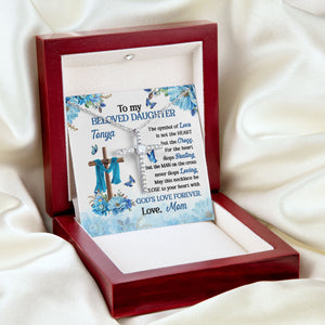 Sweet Personalized CZ Cross - The Symbol Of Love CNNAM06