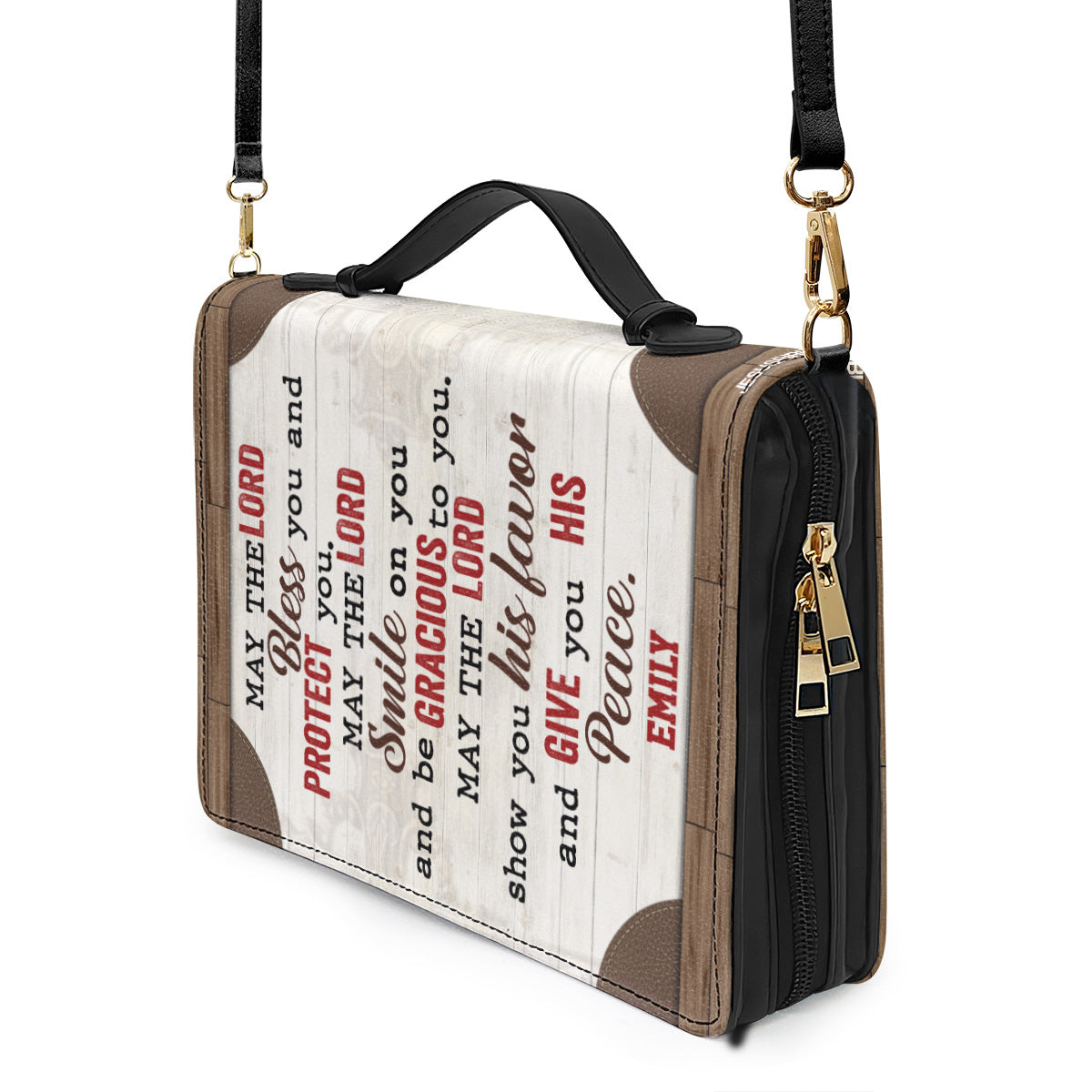 To My Loving Mom/ Dad | Personalized Bible Cover JSBCPTN950L