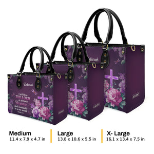 Jesuspirit Personalized Leather Handbag | Bible Handbag With Name | Gift For Her H24