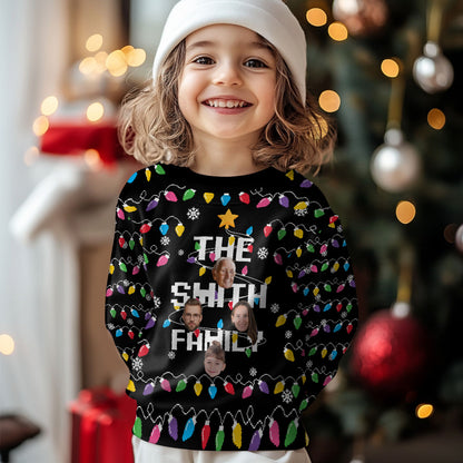 Family Merry Christmas | Personalized Wool Sweater JSWSWPHN2209TA