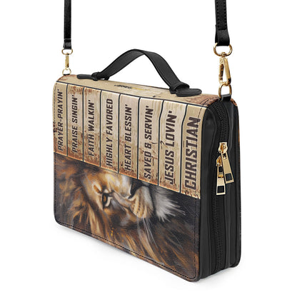 I Am A Bible Believin' Bible | Personalized Bible Cover JSBCHLT1523TA
