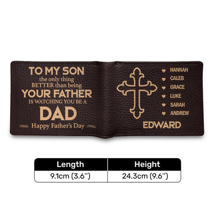 The Only Thing | Personalized Folded Wallet For Men JSLFWH874
