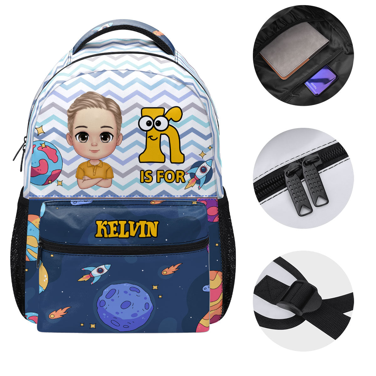 School Kid's Name | Personalized Backpack JSBPPT1054M