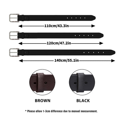 1 Cross 3 Nails 4 Given | Personalized Engraved Leather Belt