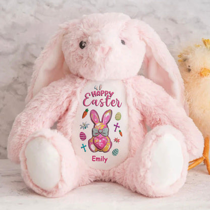 Happy Easter | Personalized Stuffed Bunny