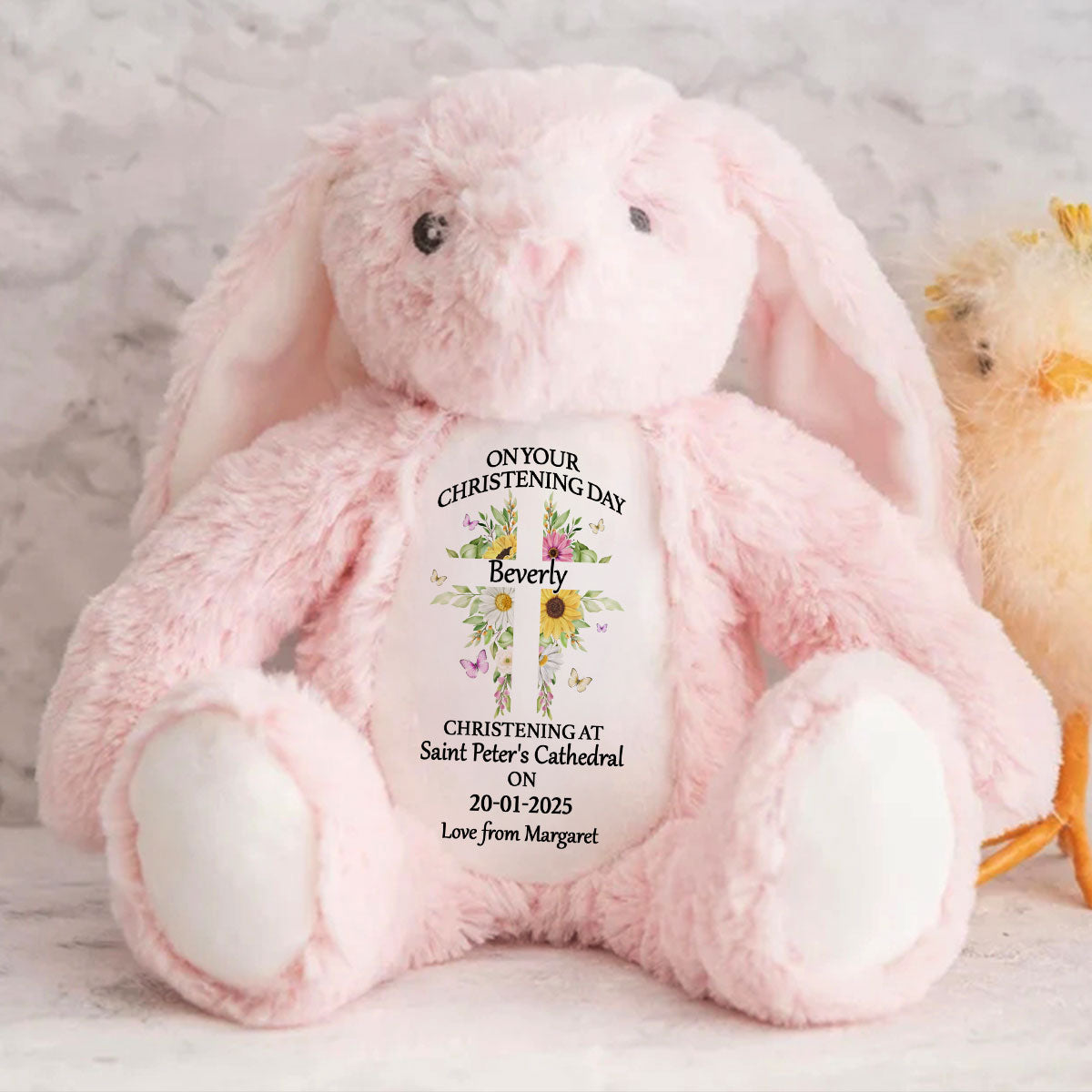 Christening | Personalized Stuffed Bunny