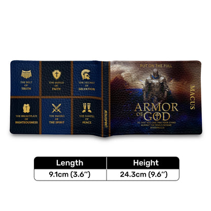 Armor Of God | Personalized Folded Wallet For Men