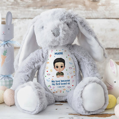 Bible Verse For Kids | Personalized Stuffed Bunny