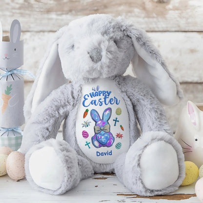 Happy Easter | Personalized Stuffed Bunny