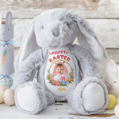 Happy Easter | Personalized Stuffed Bunny