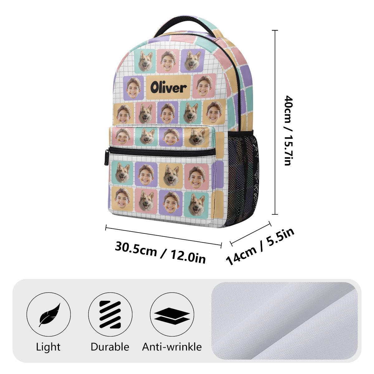 Back To School Upload Photo | Personalized Backpack JSBPPT1014D