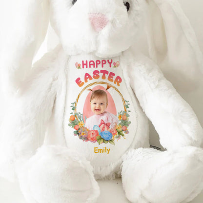 Happy Easter | Personalized Stuffed Bunny