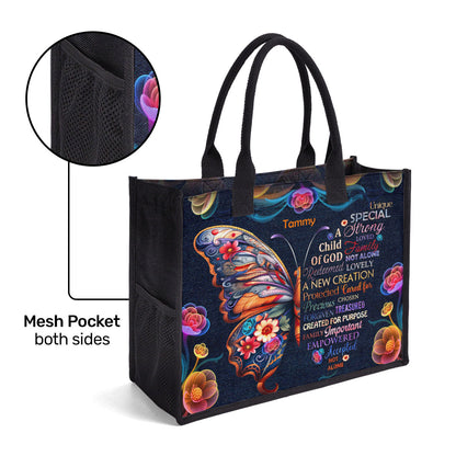 A Child Of God - Personalized New Canvas Tote Bag CTBM719