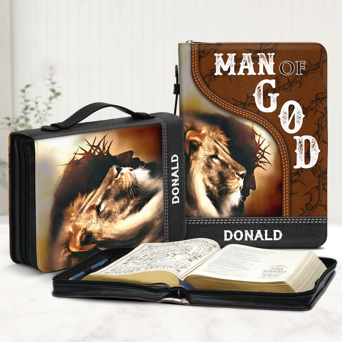 Man Of God | Personalized Bible Cover JSBCPT2179L