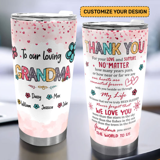 To My Nana | Personalized Stainless Steel Tumbler JSSSTPL2394D