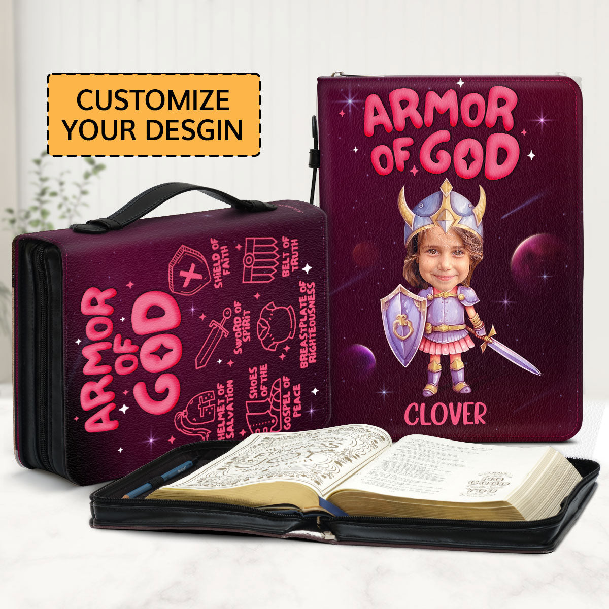 Armor Of God | Personalized Bible Cover JSBCPH822M