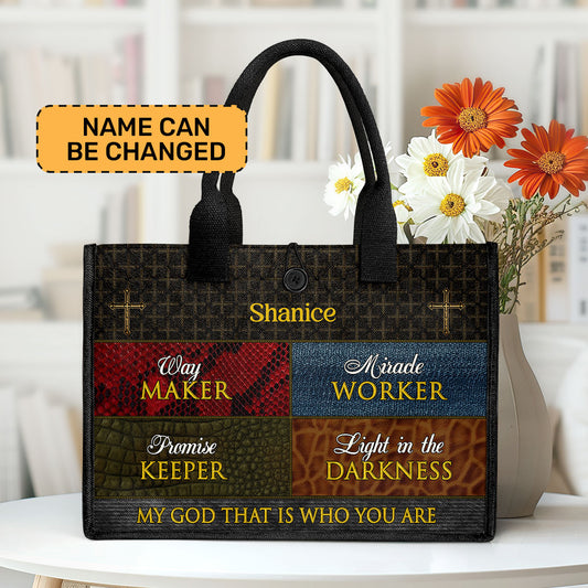 Way Maker - Personalized New Canvas Tote Bag CTBM727