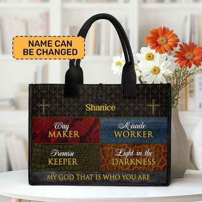 Way Maker - Personalized New Canvas Tote Bag CTBM727