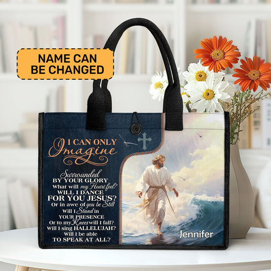 I Can Only Imagine - Personalized New Canvas Tote Bag CTBM737