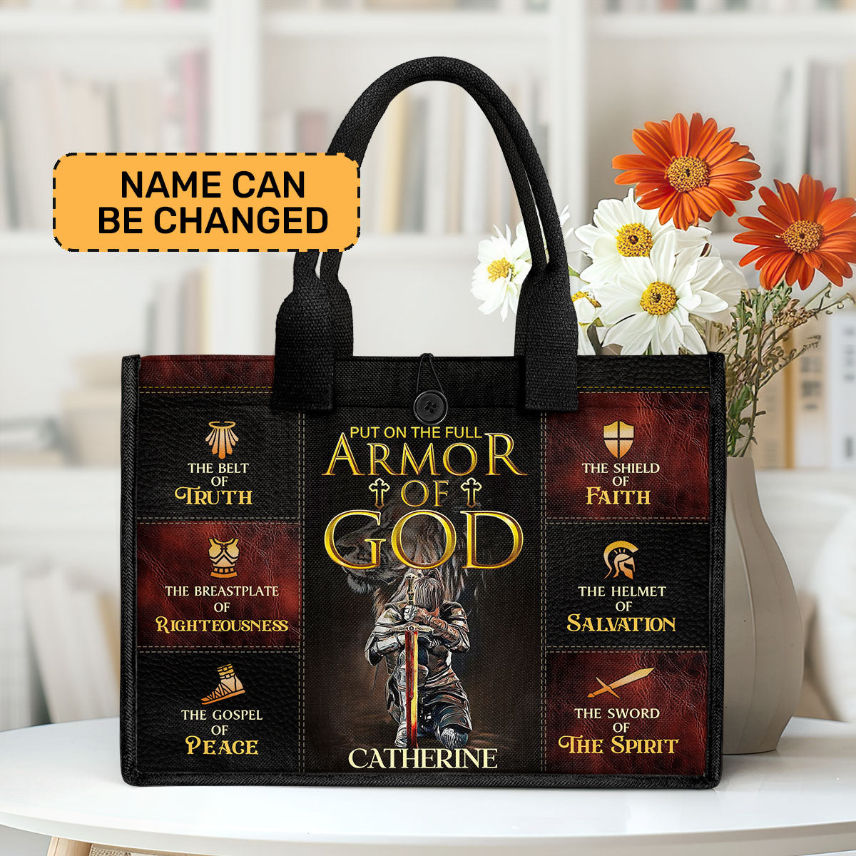 Armor Of God - Personalized New Canvas Tote Bag CTBM777