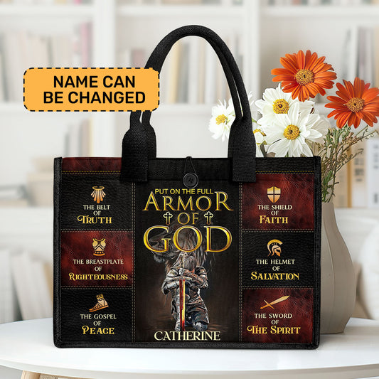 Armor Of God - Personalized New Canvas Tote Bag CTBM777