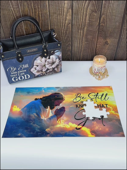 Be Still And Know That I Am God | Rectangle Jigsaw Puzzle JPHN203