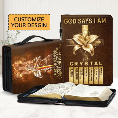 God Say I Am | Personalized Bible Cover JSBCPH1383D