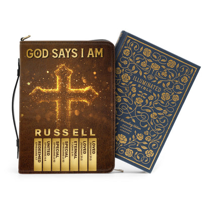 God Say I Am | Personalized Bible Cover JSBCPH1383D