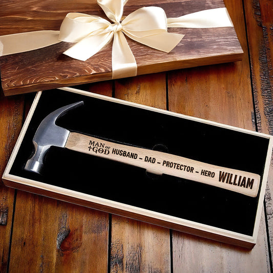 Man Of God  | Personalized Wooden Hammer