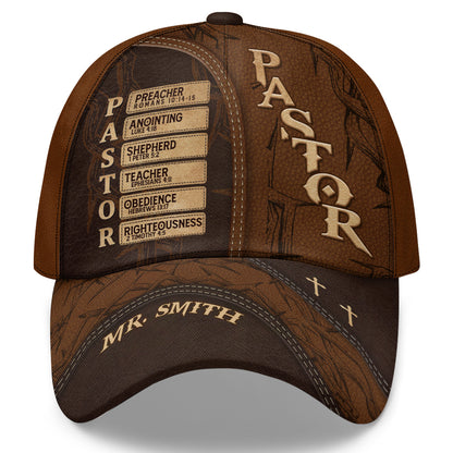 Pastor The Man Of God | Personalized Classic Cap