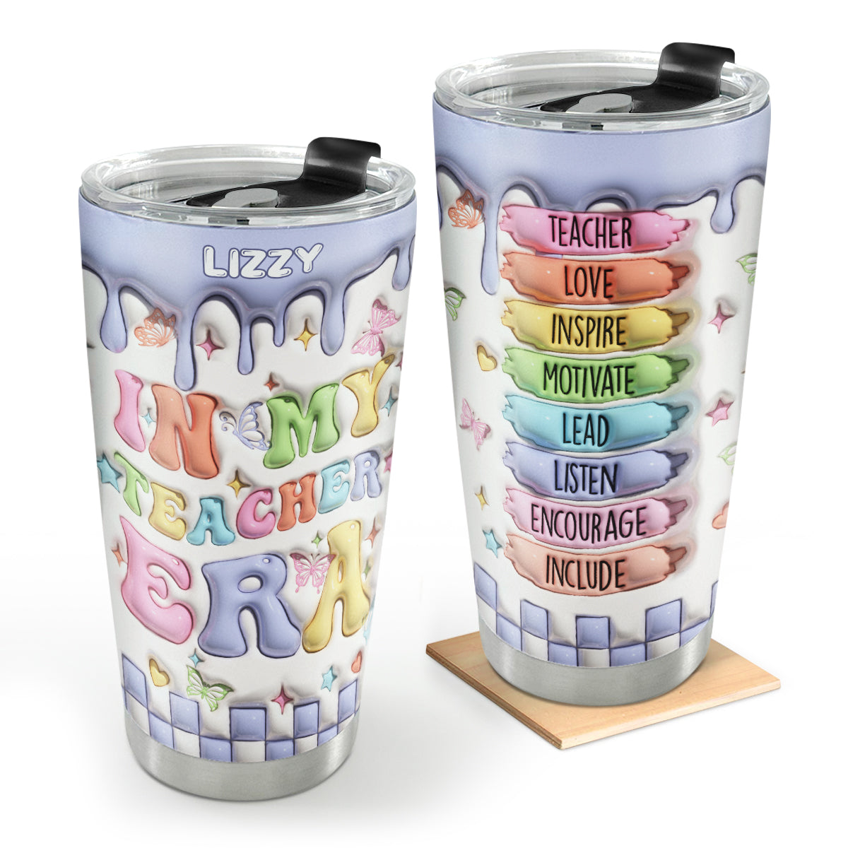 In My Teacher Era | Personalized Stainless Steel Tumbler SSTHA06