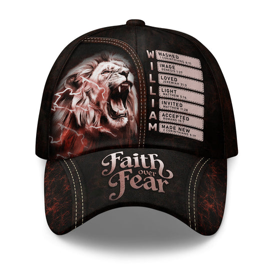 Faith Over Fear | Personalized Classic Cap