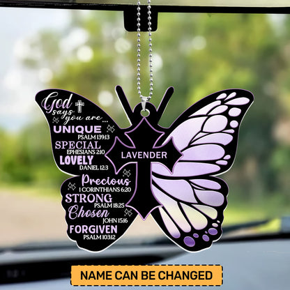 God Says You Are | 1-Side Car Acrylic Hanging Ornament JSUPCHOHLPA1573TA